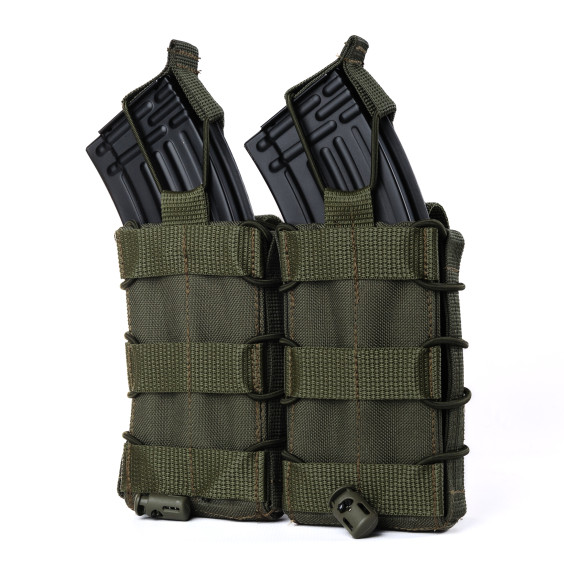 Подсумок одинарный для магазина АК/AR. Олива.