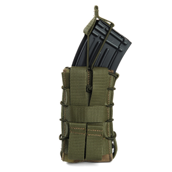 Подсумок одинарный для магазина АК/AR. Мультикам.