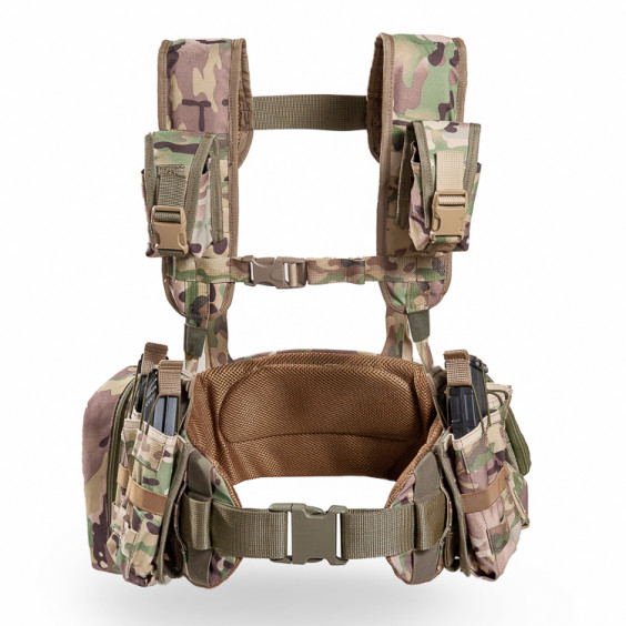 Ременно-плечевая система WARBELT Мультикам с подсумками