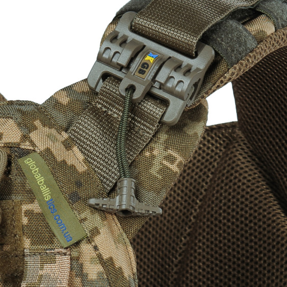 Плитоноска WARMOR Gen.3 Pro Пиксель ММ14. 3 подсумка.