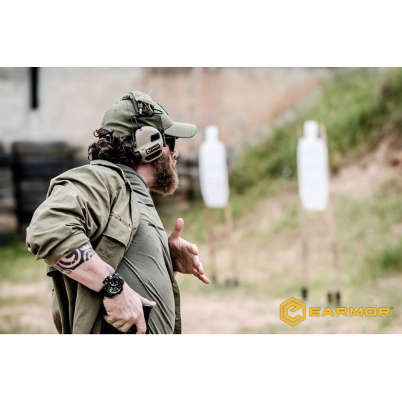 Тактичні навушники EARMOR M31 з універсальним кріпленням