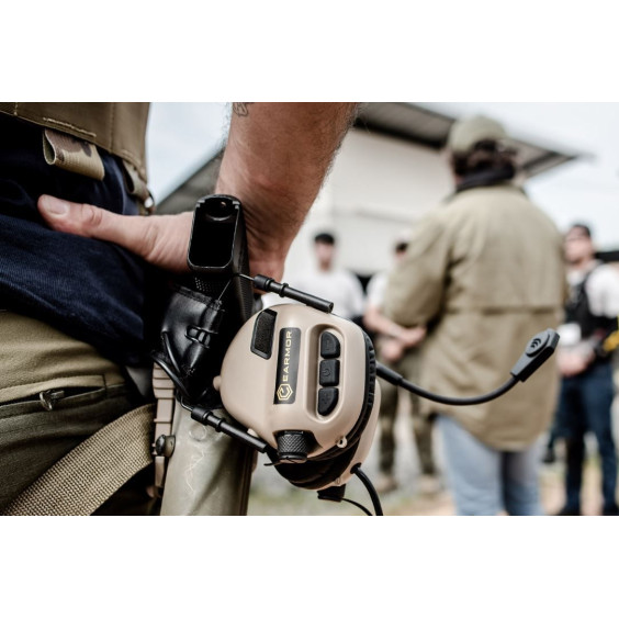 Тактичні навушники EARMOR M31 з універсальним кріпленням