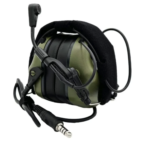 Тактические активные наушники Earmor M32 с универсальным креплением