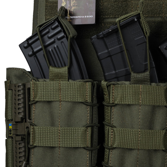 Плитоноска Ares gen.2 Олива. 3 подсумка АК.
