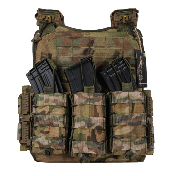 Плитоноска Ares Gen.2 Мультикам. 3 подсумка АК.