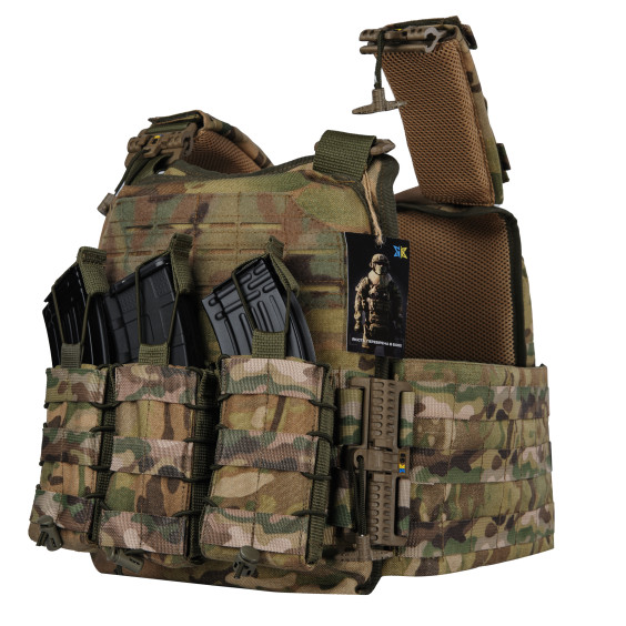 Плитоноска Ares Gen.2 Мультикам. 3 подсумка АК.