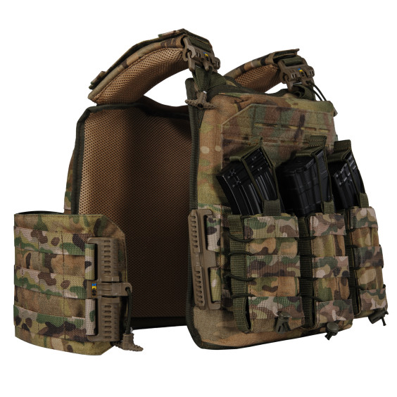 Плитоноска Ares Gen.2 Мультикам. 3 подсумка АК.