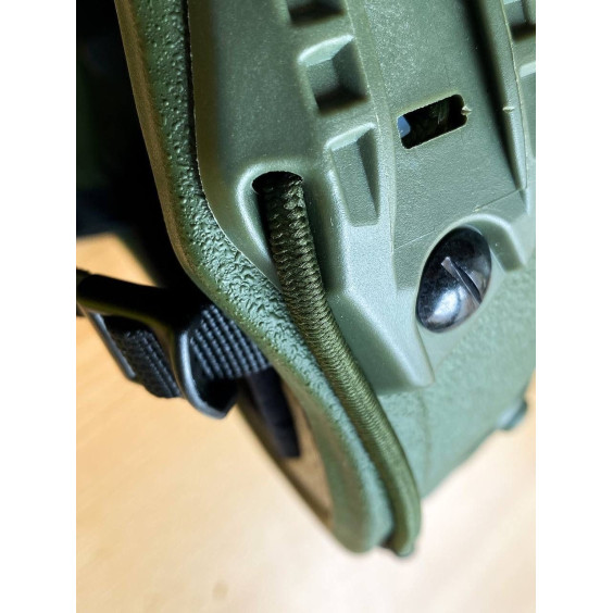 Шолом FAST Кевлар Олива. Рівень захисту NIJ IIIA. Захистить від уламків, рикошетів та пістолетних куль.