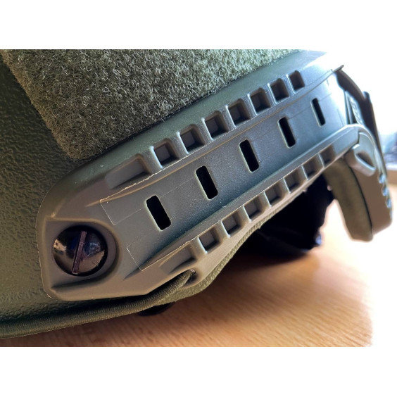 Шолом FAST Кевлар Олива. Рівень захисту NIJ IIIA. Захистить від уламків, рикошетів та пістолетних куль.