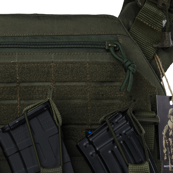 Плитоноска WARMOR Gen.3 Pro Олива с 3 подсумками