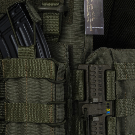 Плитоноска WARMOR Gen.3 Pro Олива с 3 подсумками