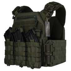 Плитоноска WARMOR з підсумками ОЛИВА