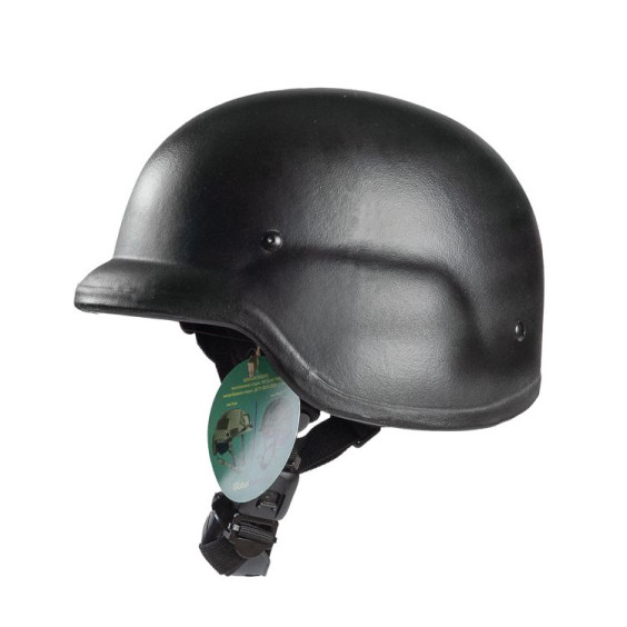 Шлем PASGT Черный. Уровень защиты NIJ IIIA. Защитит от обломков, рикошетов и пистолетных пуль