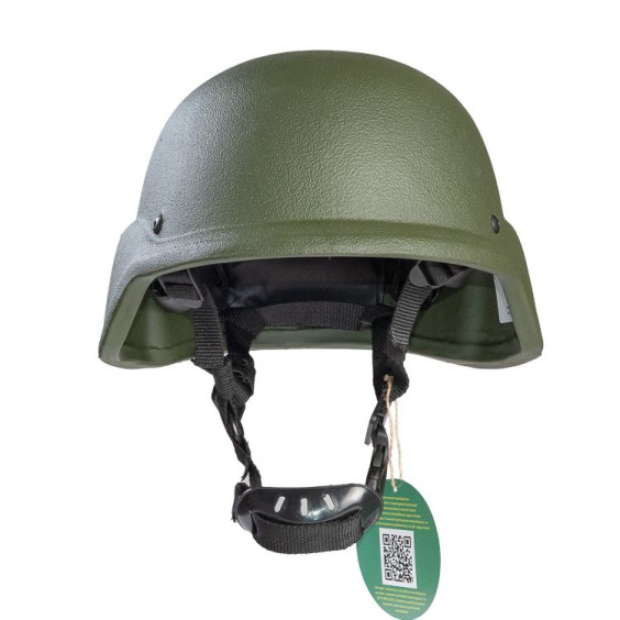 Шлем PASGT Олива. Уровень защиты NIJ IIIA. Защитит от обломков, рикошетов и пистолетных пуль