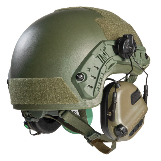 Тактический шлем с наушниками Earmor M32 (комплект)