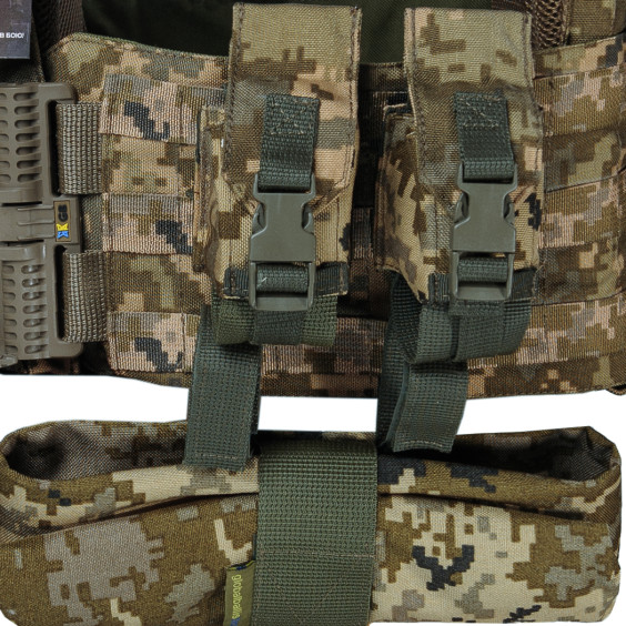 Плитоноска Warmor Gen.3 Pro Max Пиксель ММ14. 7 подсумок.