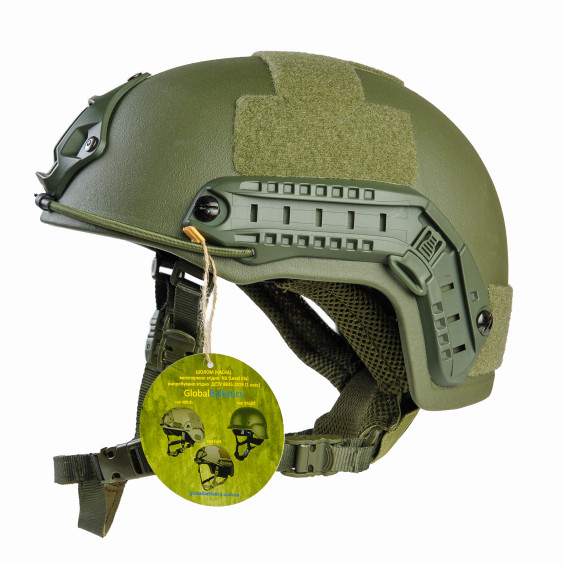 Шлем FAST Wendy уровень защиты NIJ IIIA. Олива. + Кавер Мультикам.