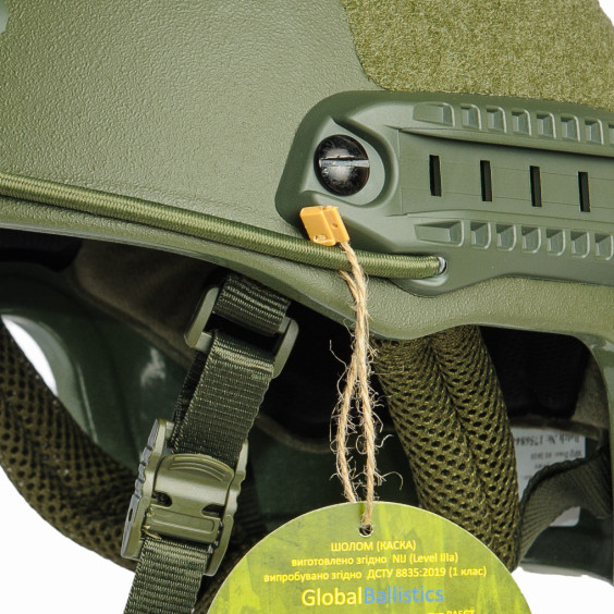 Шлем FAST Wendy уровень защиты NIJ IIIA. Олива. + Кавер Мультикам.