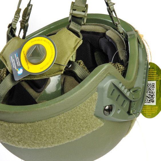 Шлем FAST Wendy уровень защиты NIJ IIIA. Олива. + Кавер Мультикам.