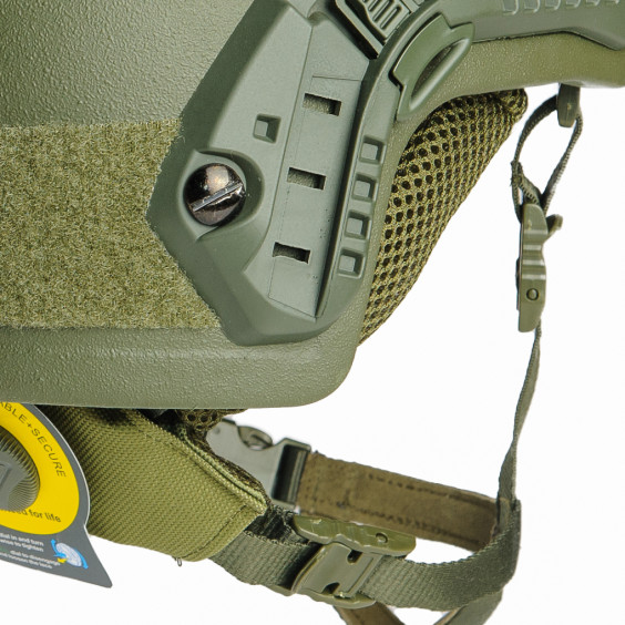 Шлем FAST Wendy уровень защиты NIJ IIIA. Олива. + Кавер Мультикам.