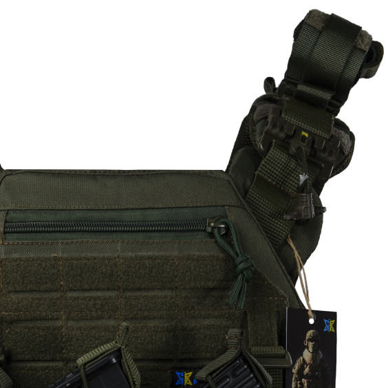 Плитоноска WARMOR ОЛИВА с подсумками Плитоноска WARMOR ОЛИВА с подсумками