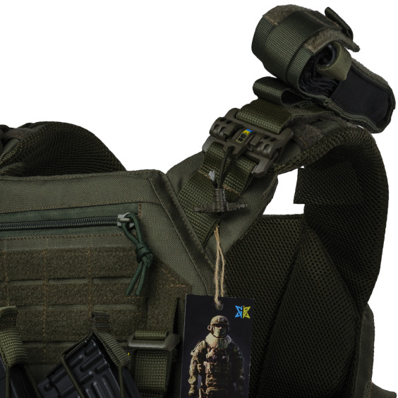Плитоноска WARMOR ОЛИВА с подсумками Плитоноска WARMOR ОЛИВА с подсумками