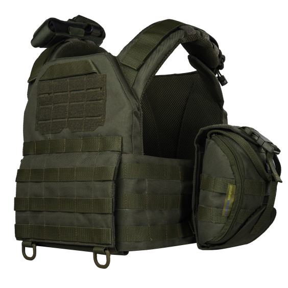 Плитоноска WARMOR ОЛИВА с подсумками Плитоноска WARMOR ОЛИВА с подсумками