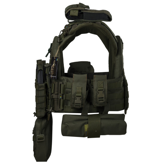 Плитоноска WARMOR ОЛИВА с подсумками Плитоноска WARMOR ОЛИВА с подсумками