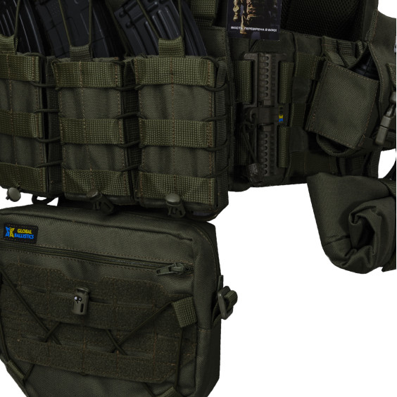 Плитоноска WARMOR ОЛИВА с подсумками Плитоноска WARMOR ОЛИВА с подсумками