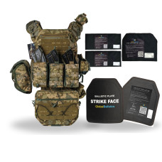 Бронежилет Warmor gen. 3 Max Пиксель ММ14. 6 класса защиты. Балистическая защита боков и паха.