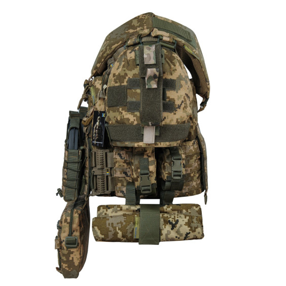 Бронежилет Warmor gen. 3 Suit Пиксель. 6 класса захисту. Балістичний захист боків і паху. Плечей і шиї.