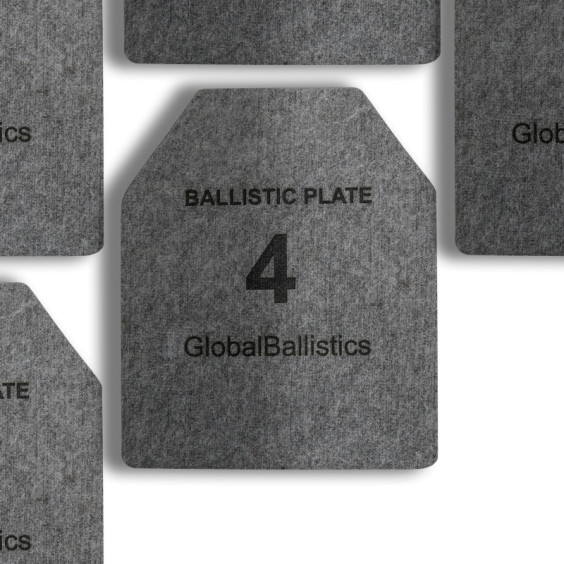 Комплект из двух баллистических пластин Armox 4 класса защиты ДСТУ по 3,2 кг