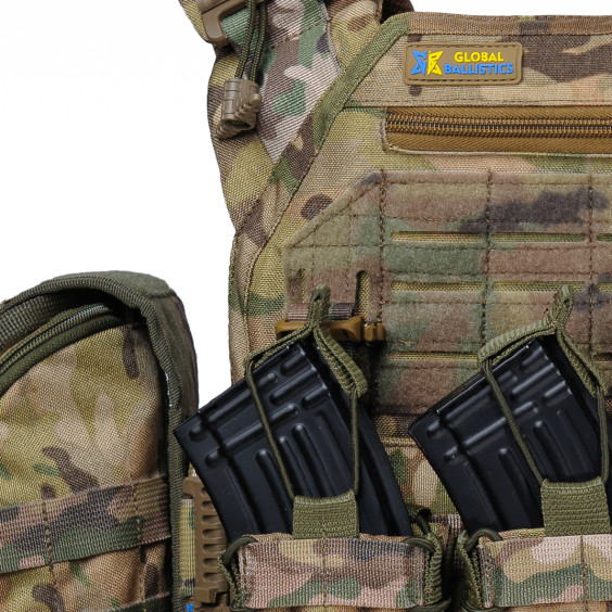 Бронежилет Warmor gen. 3 Max Мультикам. 4 класса защиты. Вес 8,5 кг.