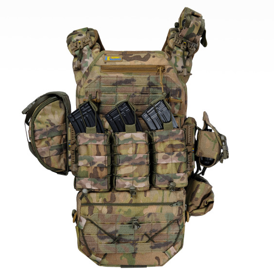 Бронежилет Warmor gen. 3 Max Мультикам. 4 класса защиты. Вес 8,5 кг.