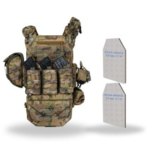 Бронежилет Warmor gen. 3 Max Мультикам. 4 класса защиты. Вес 8,5 кг.