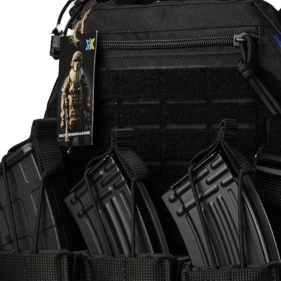 Плитоноска Warmor Gen.3 Pro Max Черный. 7 подсумок.