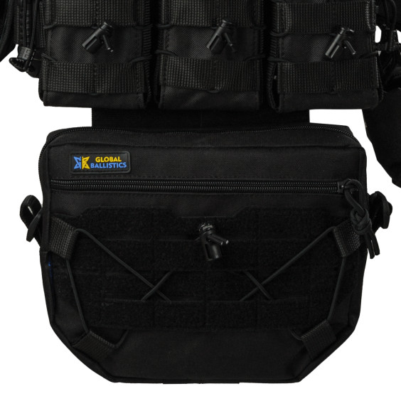 Плитоноска Warmor Gen.3 Pro Max Черный. 7 подсумок.