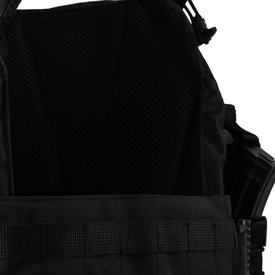 Плитоноска WARMOR Gen.3 Pro Черная с 3 подсумками