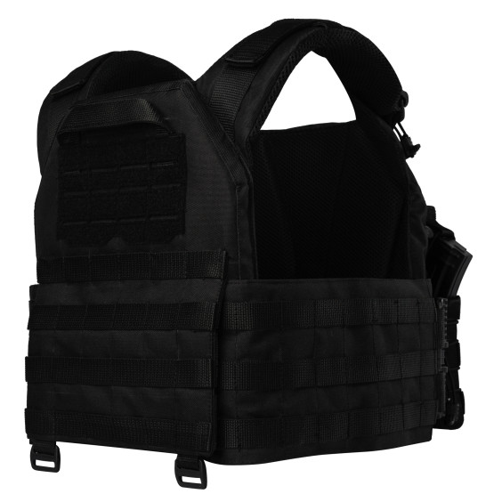 Плитоноска WARMOR Gen.3 Pro Черная с 3 подсумками