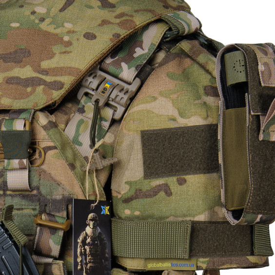 Бронежилет Warmor gen. 3 Suit Мультикам. 6 класса защиты. Балистическая защита боков и паха. Плечей и шеи.