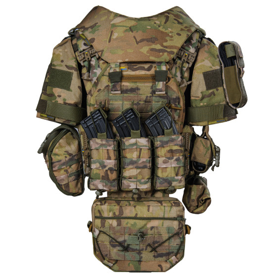 Бронежилет Warmor gen. 3 Suit Мультикам. 6 класса защиты. Балистическая защита боков и паха. Плечей и шеи.