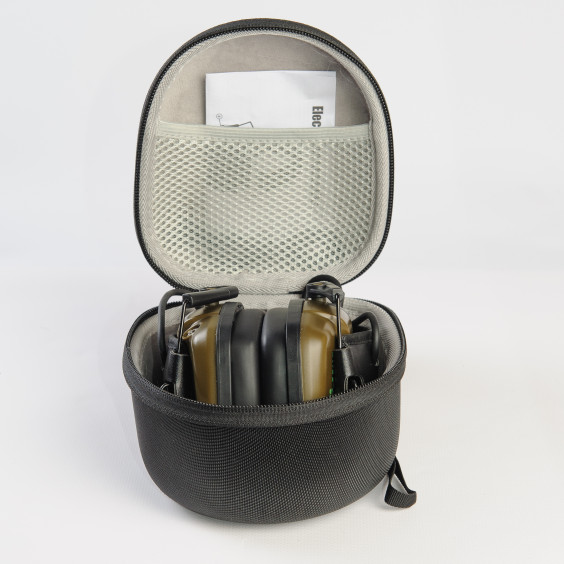 Тактичні активні навушники Howard Impact Sport зелені