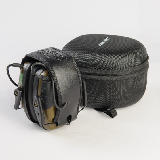 Тактичні активні навушники Howard Impact Sport зелені