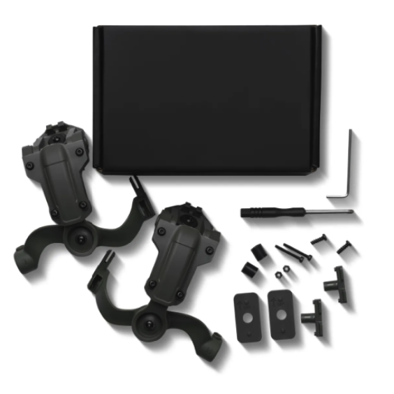 Крепления Чебурашки для активных наушников Earmor / Walkers / Zohan /Peltor на шлем FAST