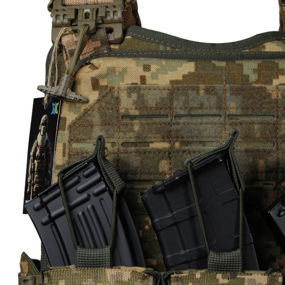 Плитоноска Ares Gen.2 Пиксель ММ14. 3 подсумка АК.