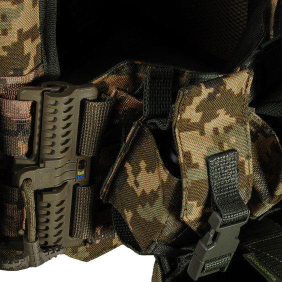 Плитоноска Ares gen.2 ПИКСЕЛЬ С ПОДСУМКАМИ