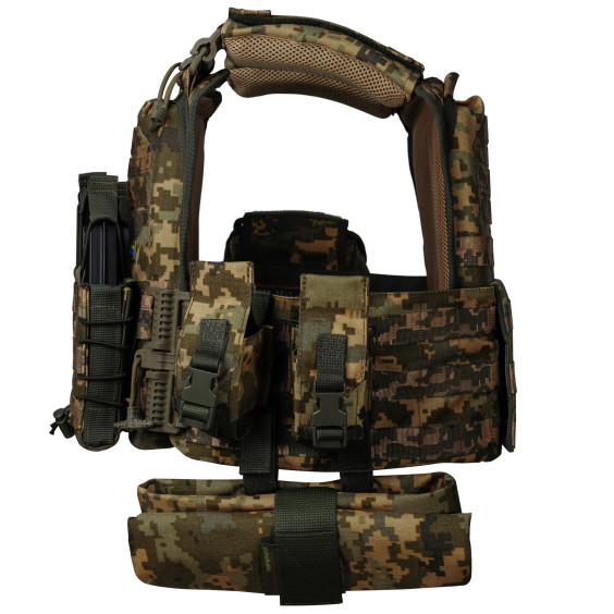 Плитоноска Ares gen.2 ПИКСЕЛЬ С ПОДСУМКАМИ