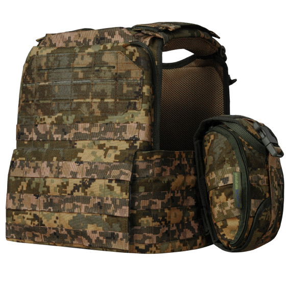 Плитоноска Ares gen.2 ПИКСЕЛЬ С ПОДСУМКАМИ