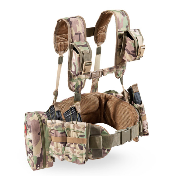 Ременно-плечевая система WARBELT Мультикам с подсумками с противоосколочным пакетом