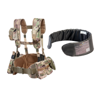 Ременно-плечевая система WARBELT Мультикам с подсумками с противоосколочным пакетом